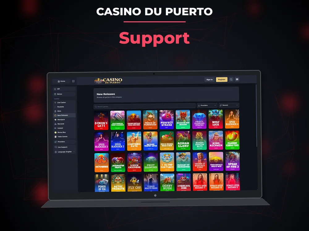 casino du puerto - Support